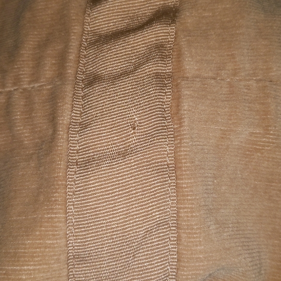 Juniors Plugg Tan Corduroy Cropped L/S Jacket w/front button & ribbon be… - Picture 8 of 12
